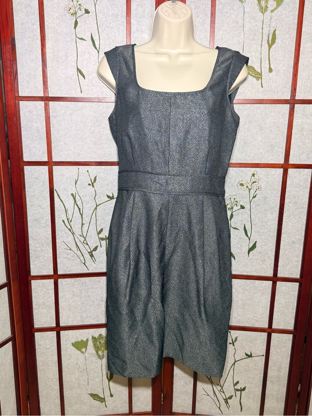 Marc New York by Andrew Marc Womens Gunmetal Black Sleeveless Dress size 4